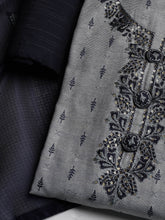 Embroidered Cotton Blend Unstitched Suit With Dupatta